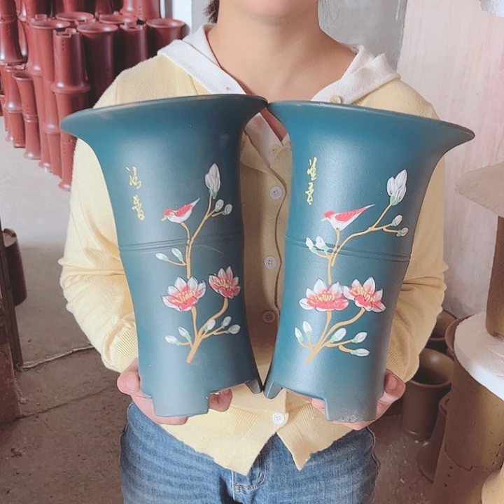 花盆紫砂宜兴紫砂精品花盆