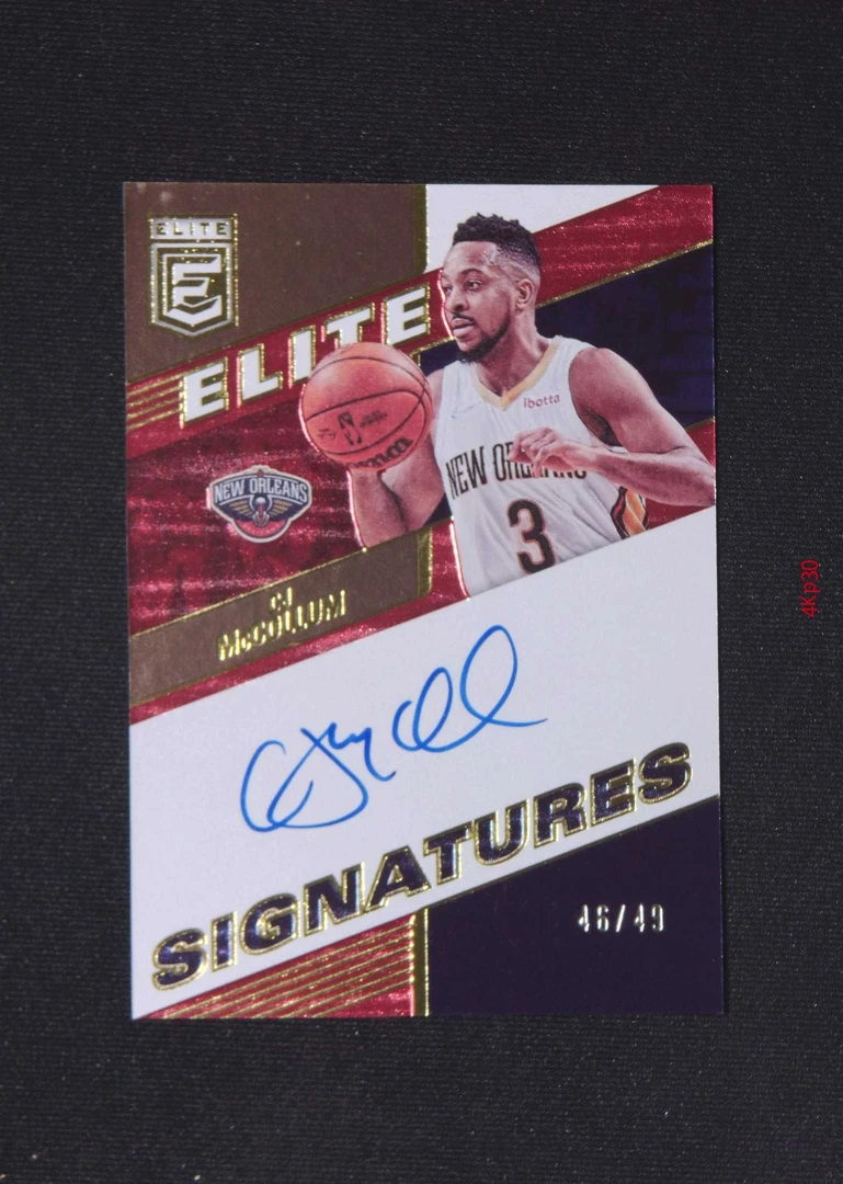 【直播开价】CJ麦科勒姆 49编 精英系列 亲笔签名 球星卡包邮