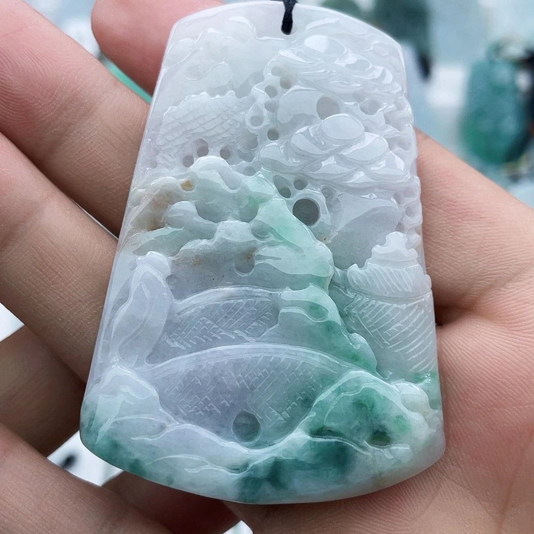 颈饰未镶嵌翡翠翡翠