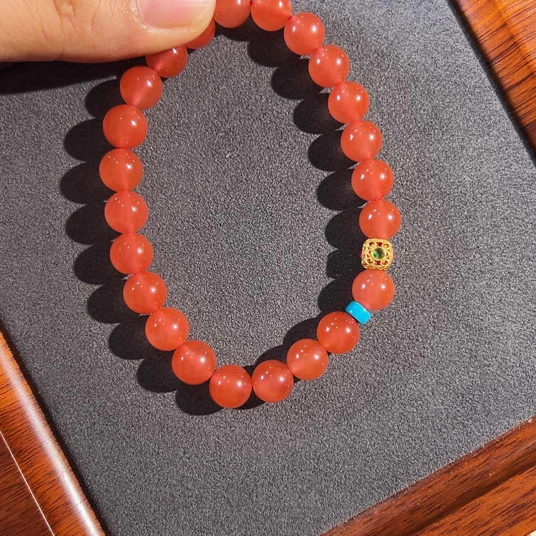 手链未镶嵌南红玛瑙