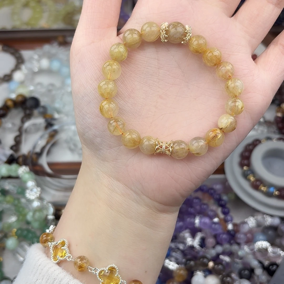 水晶手链未镶嵌好