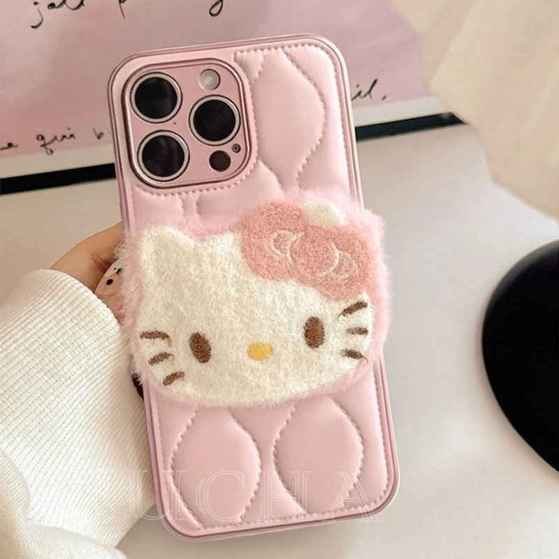 粉色kt适用苹果16plus手机壳女网红爆款华为mate70pro荣耀200vivo