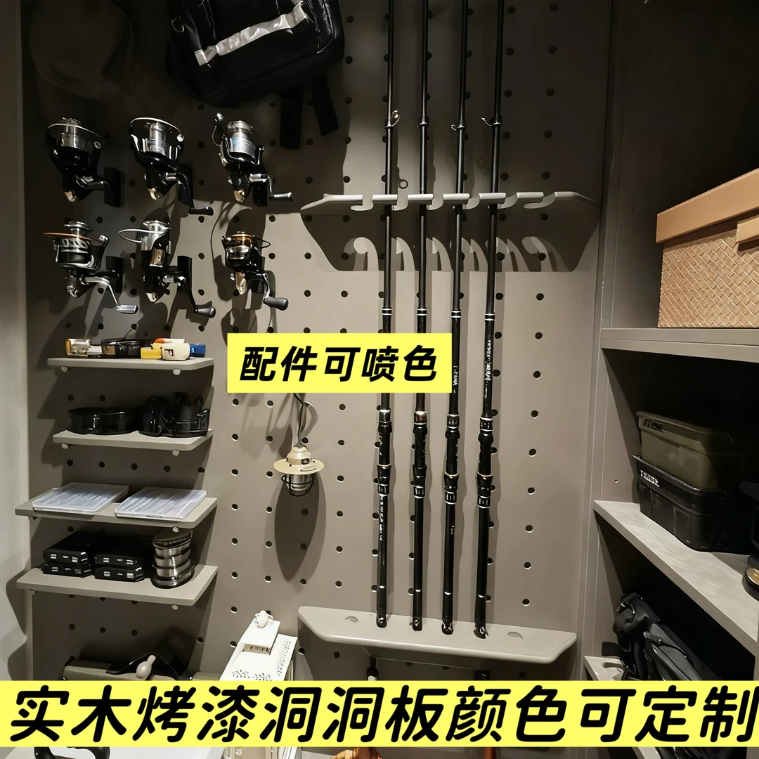 实木烤漆洞洞板颜色可定制尺寸可定制家用商用均可客厅玄关均可