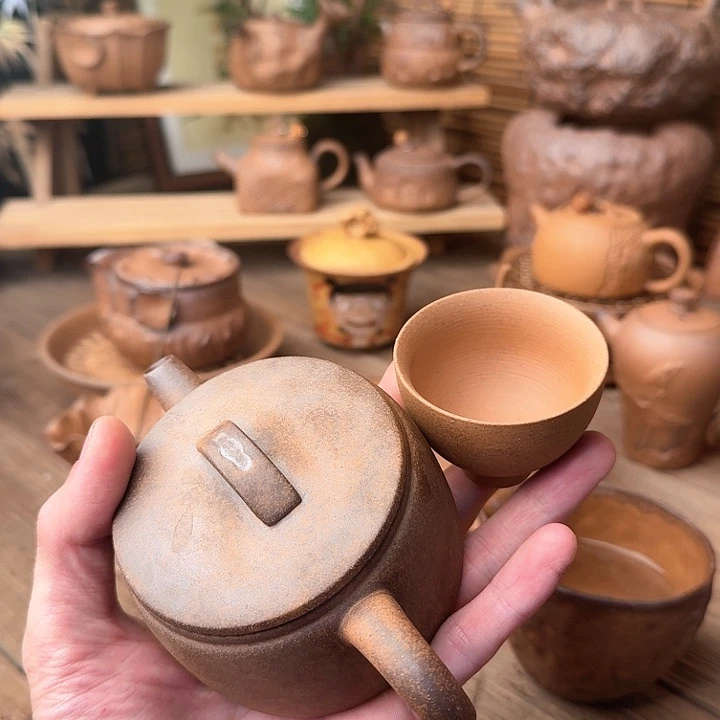 原矿老岩泥茶器系列
