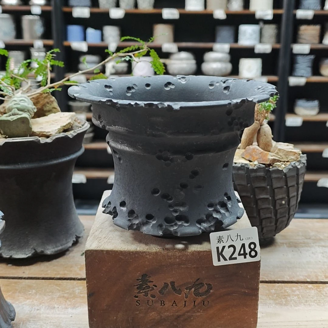 陶瓷素八九陶瓷内口18高13