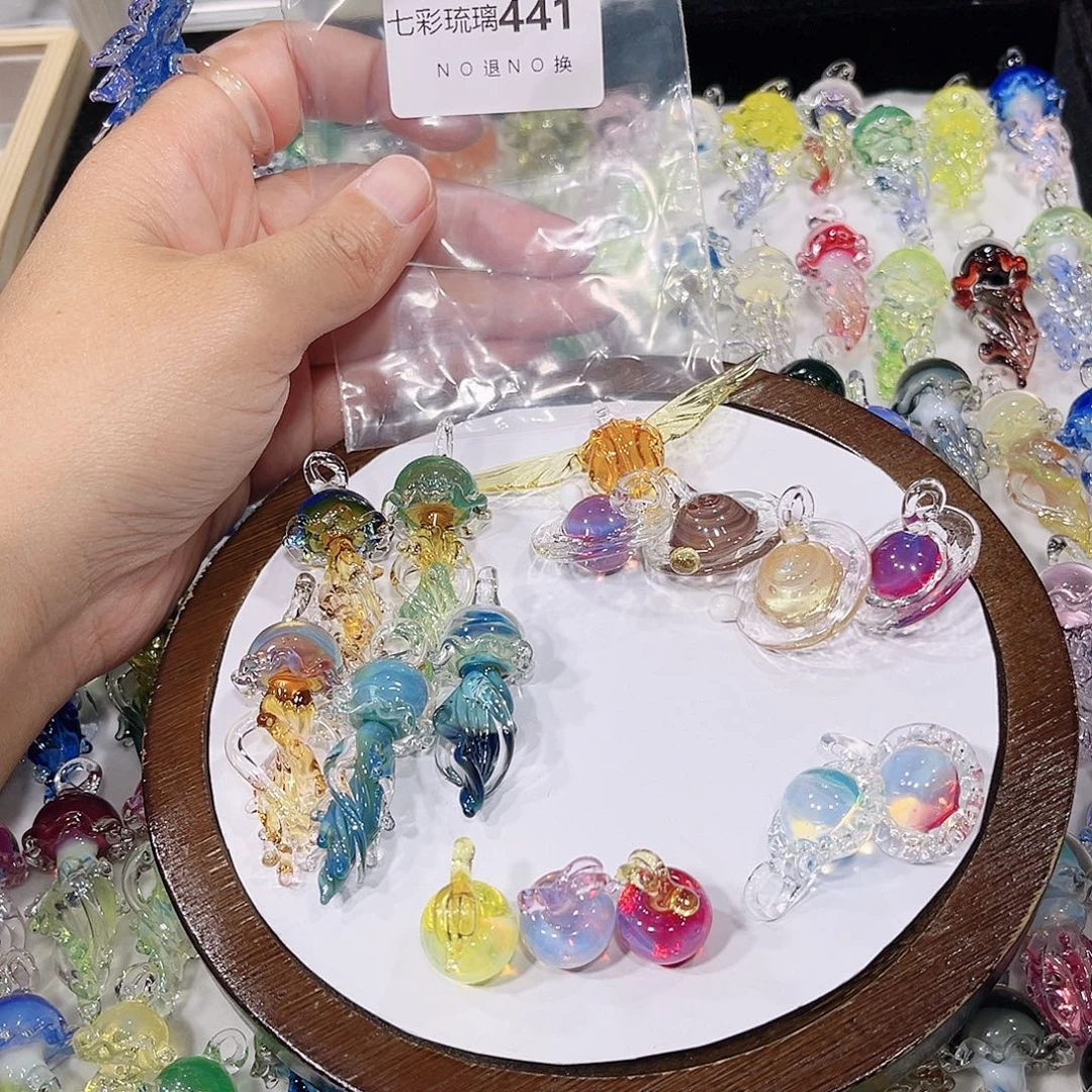 玻璃吊坠(不含链)441十五个挂件