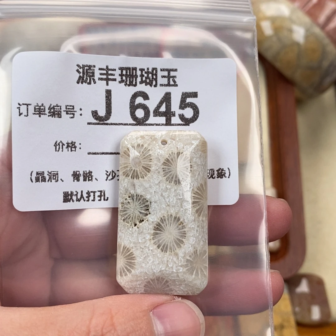 硅化玉颈饰未镶嵌P**7