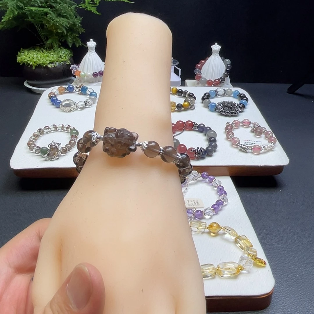 水晶手链合金水晶手链