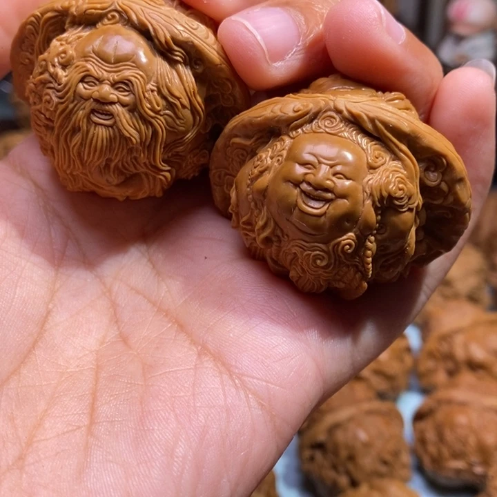 【闪购商品】核桃手串/手链嘻****嘻福禄寿喜