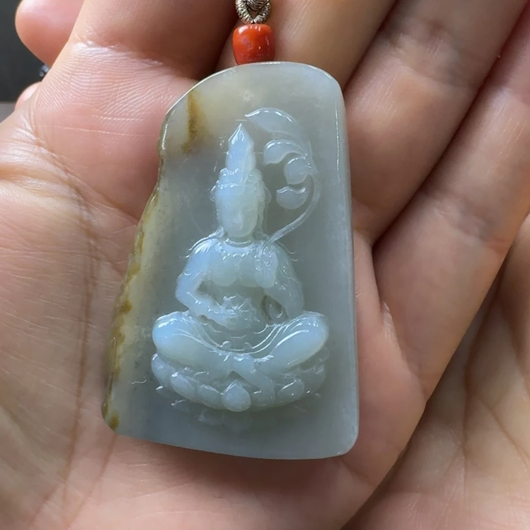 和田玉未镶嵌吊坠(不含链)