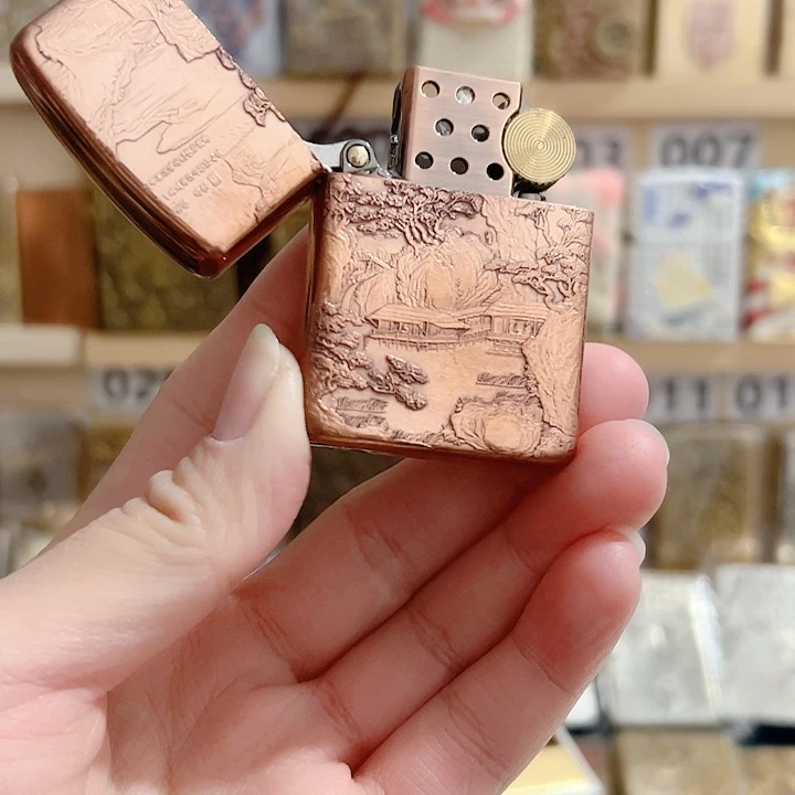 佐罗二代902S紫铜盔甲山水外壳+1个紫色官二代内胆