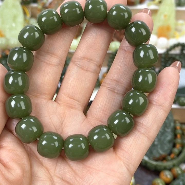 【闪购商品】透闪石质玉手串未镶嵌