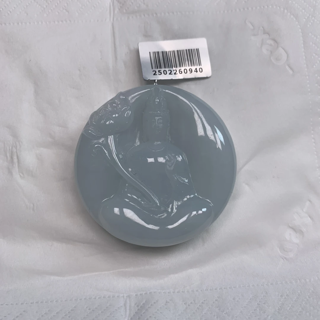 定制翡翠未镶嵌未抛光毛货观音181