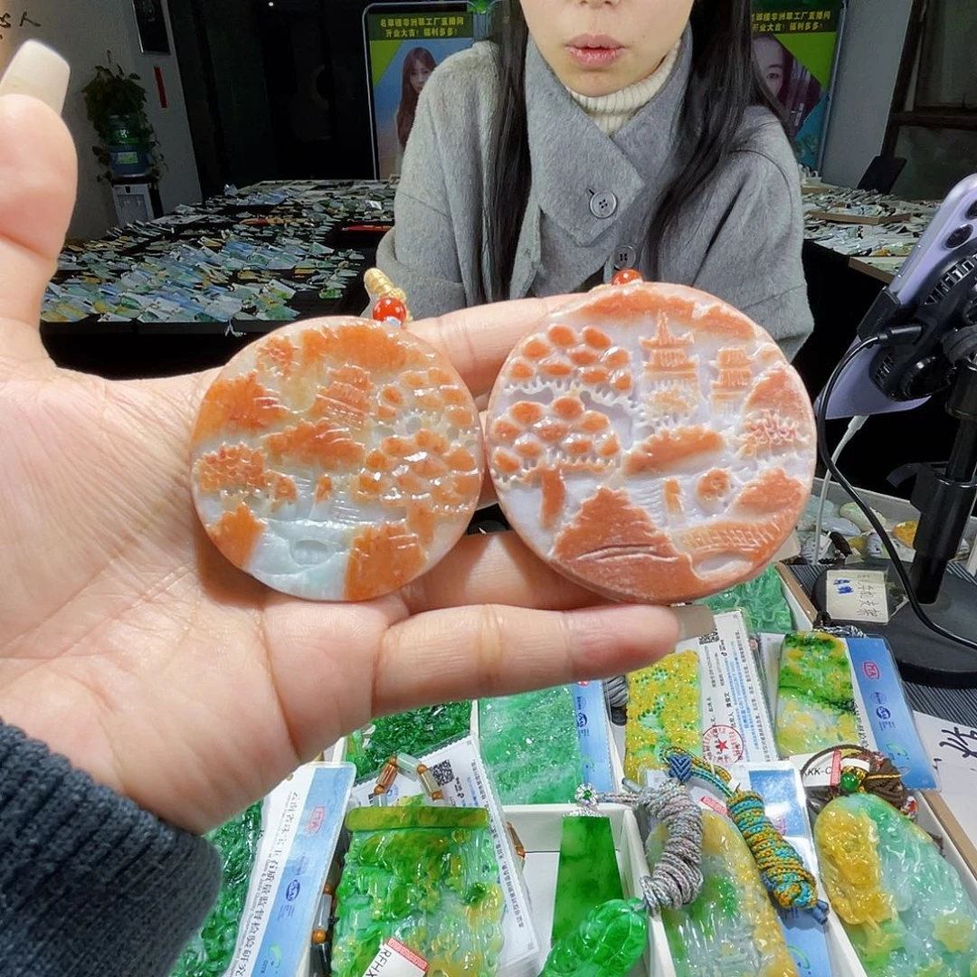 颈饰未镶嵌翡翠多样性随机发货仅发一件