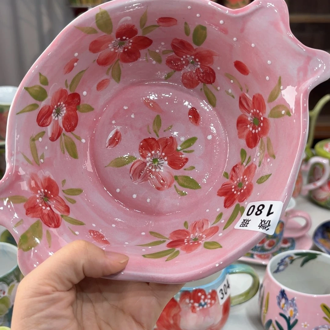 景德镇手绘高温釉下彩陶瓷茶具
