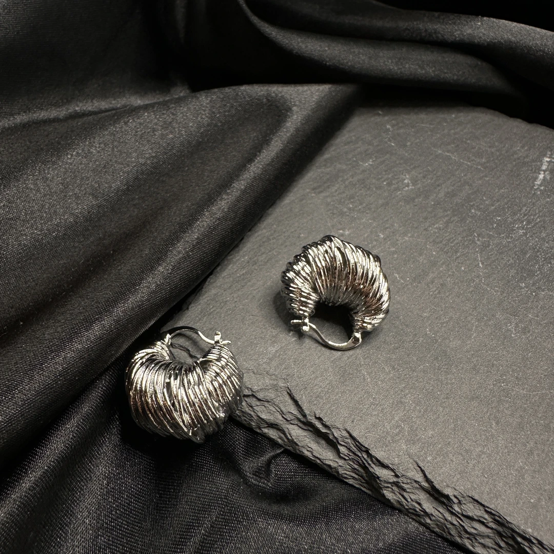 钛钢耳饰 0716 Acc-612 法式高级感银色气质轻奢耳饰