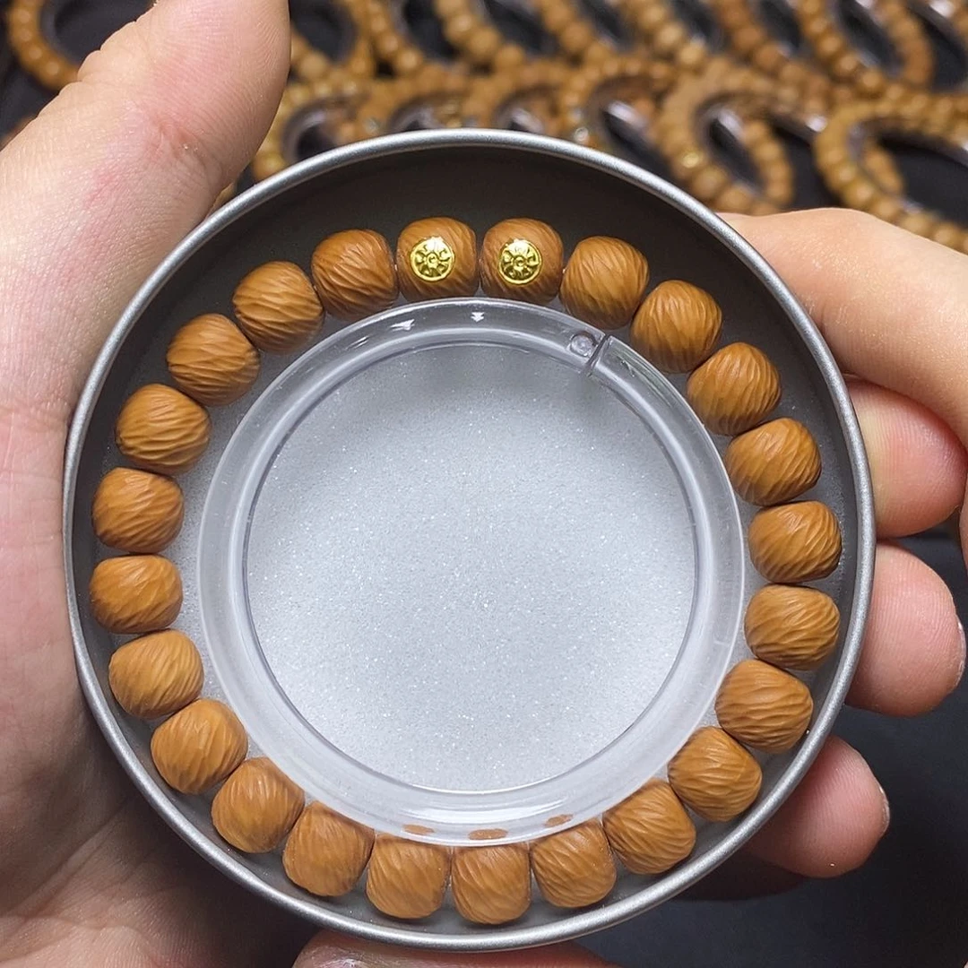 猴头核桃手串18k双标欠刃云锦10左右43