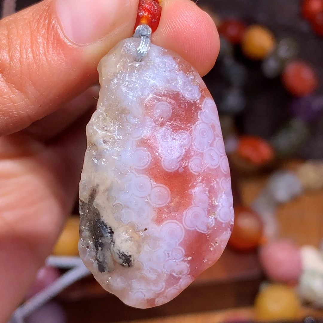 未镶嵌玛瑙/玉髓珠宝半成品