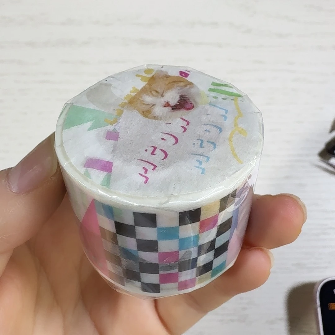 Meow和纸胶带1卷胶带