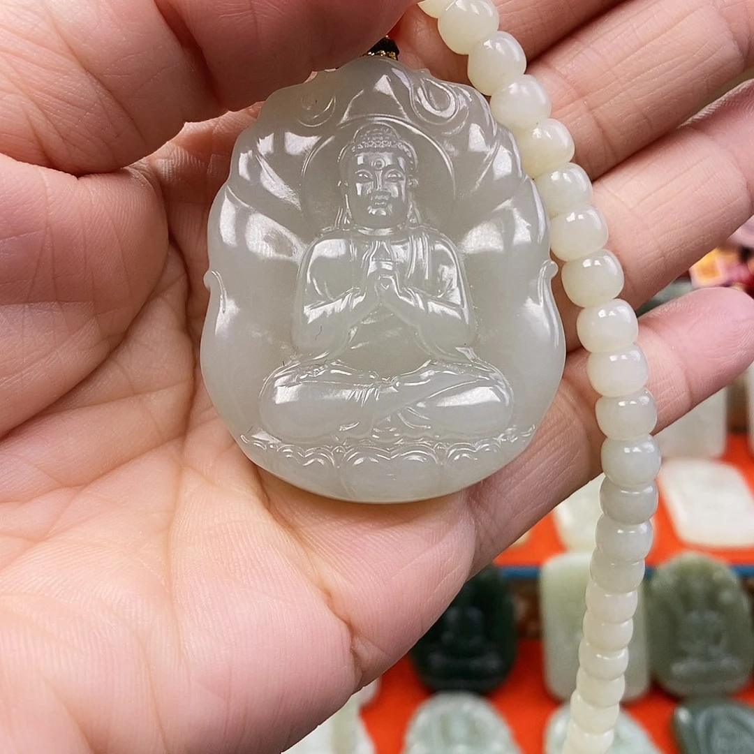 颈饰未镶嵌和田玉?****?