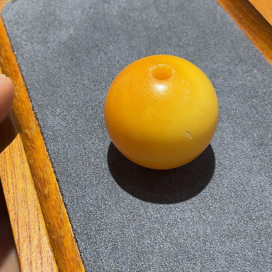 蜜蜡颈饰未镶嵌老蜜蜡珠子直径28