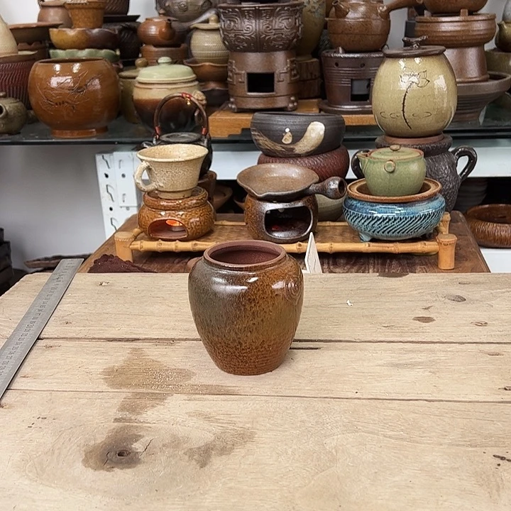 紫砂宜兴紫砂粗陶茶具3