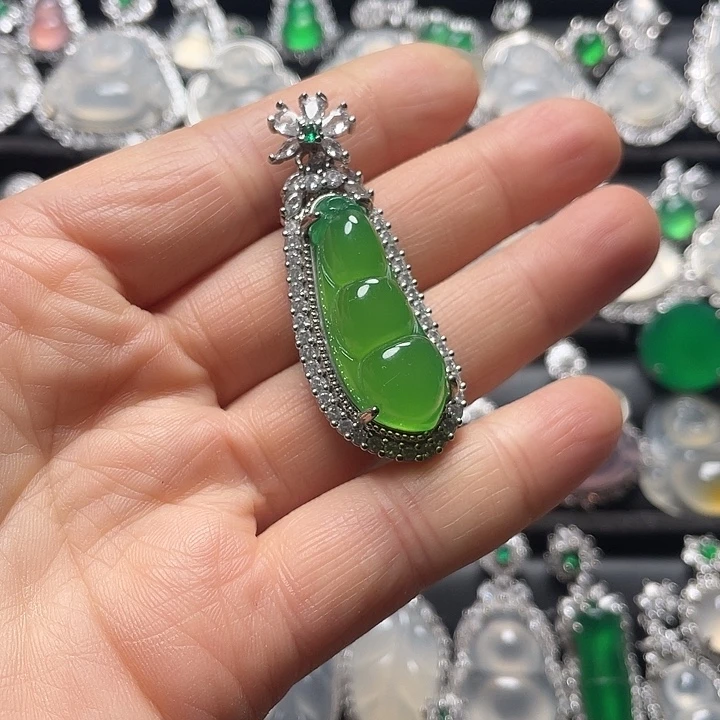 玛瑙/玉髓合金挂件