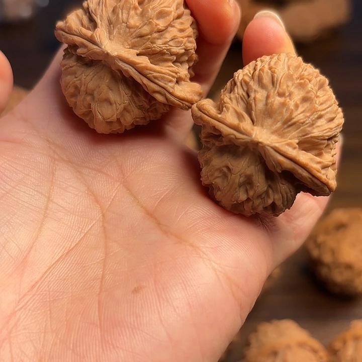 吊坠文玩核桃白狮子