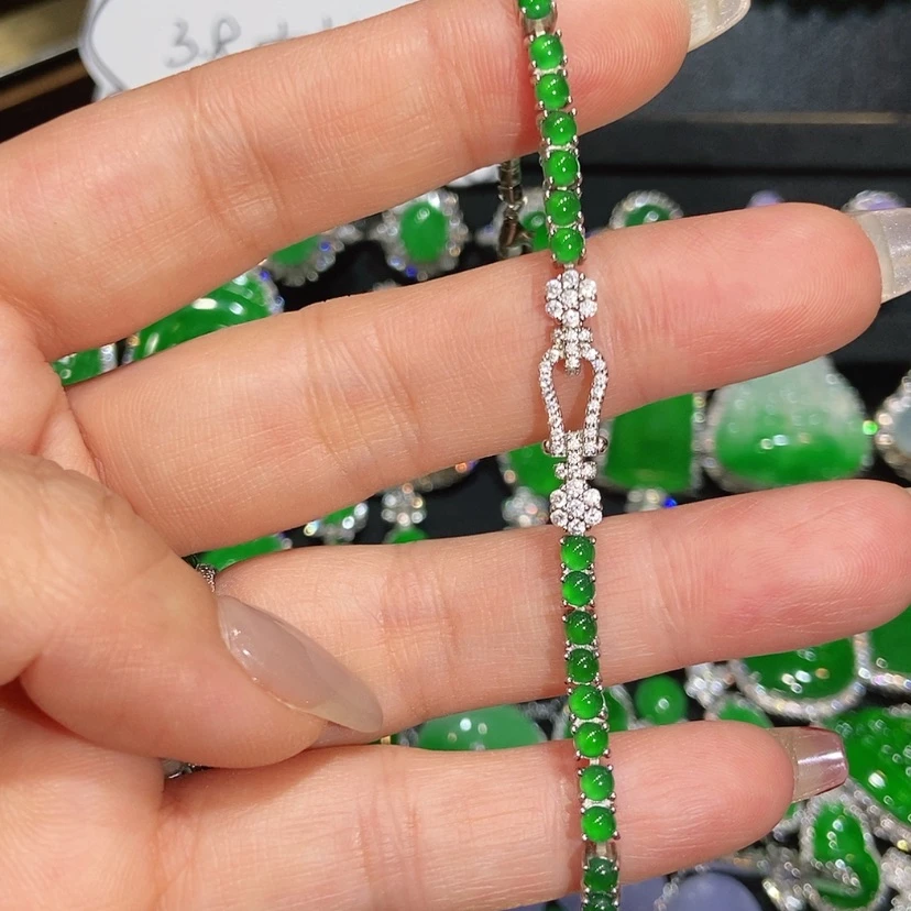 【闪购商品】翡翠手链未镶嵌天然翡翠