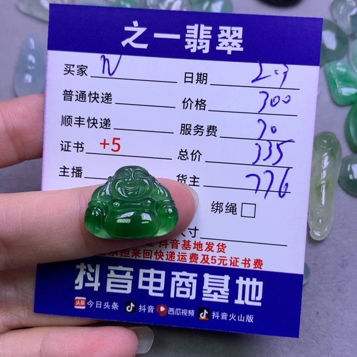 翡翠颈饰未镶嵌-****7翡翠