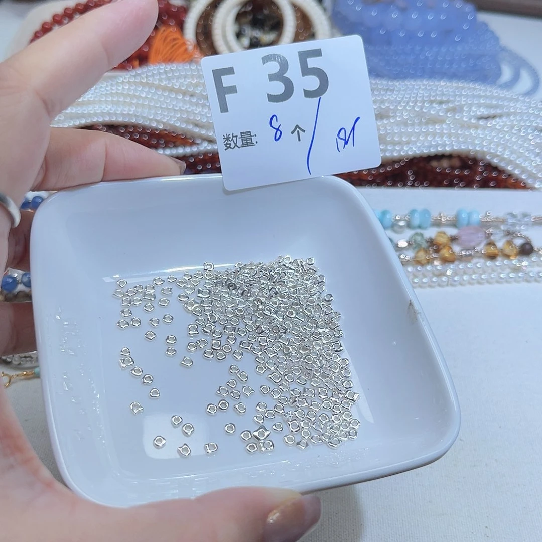 珠宝半成品水晶未镶嵌F35。