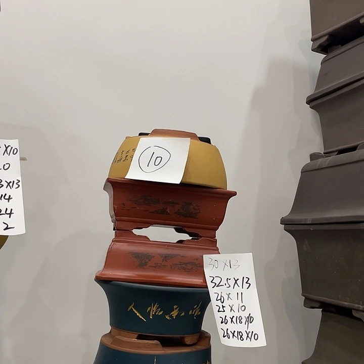 10紫砂花盆捡漏了