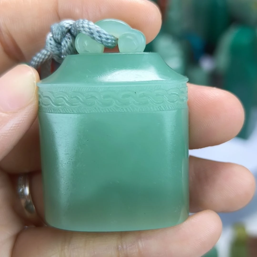 昌化石印石梅子青印章