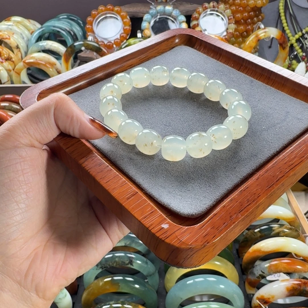 蛇纹石玉合金手镯