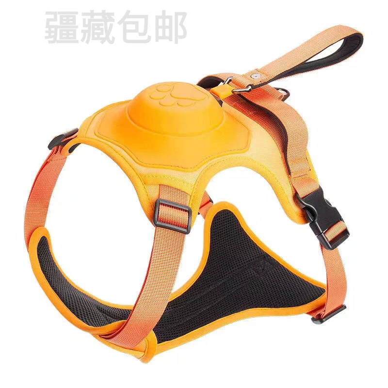 新疆包邮宠物一体式胸背带牵引背心式防爆冲狗狗牵引绳宠物马甲胸