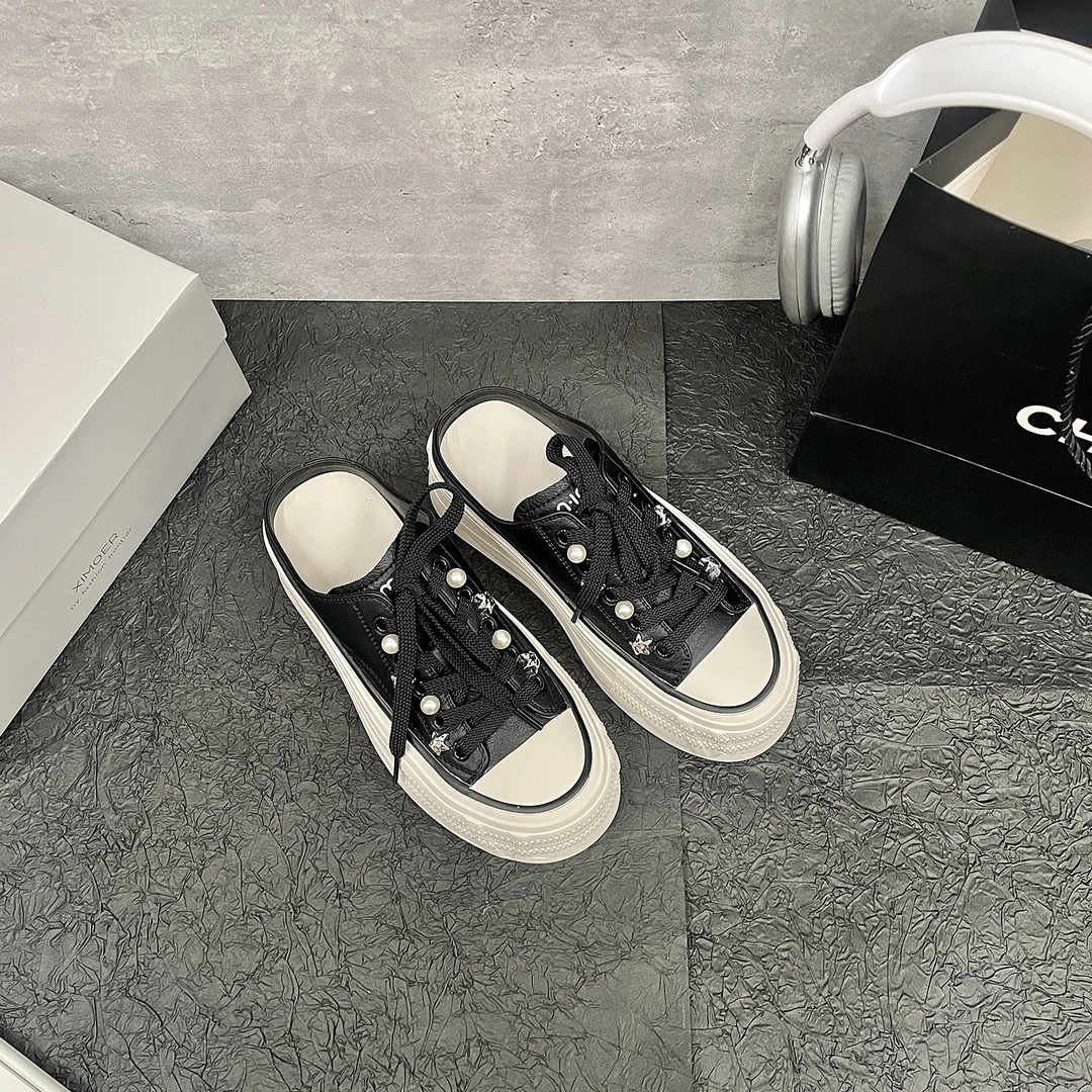 【唯品专属】2190-60新款小白鞋时尚舒适女洋气系带板鞋