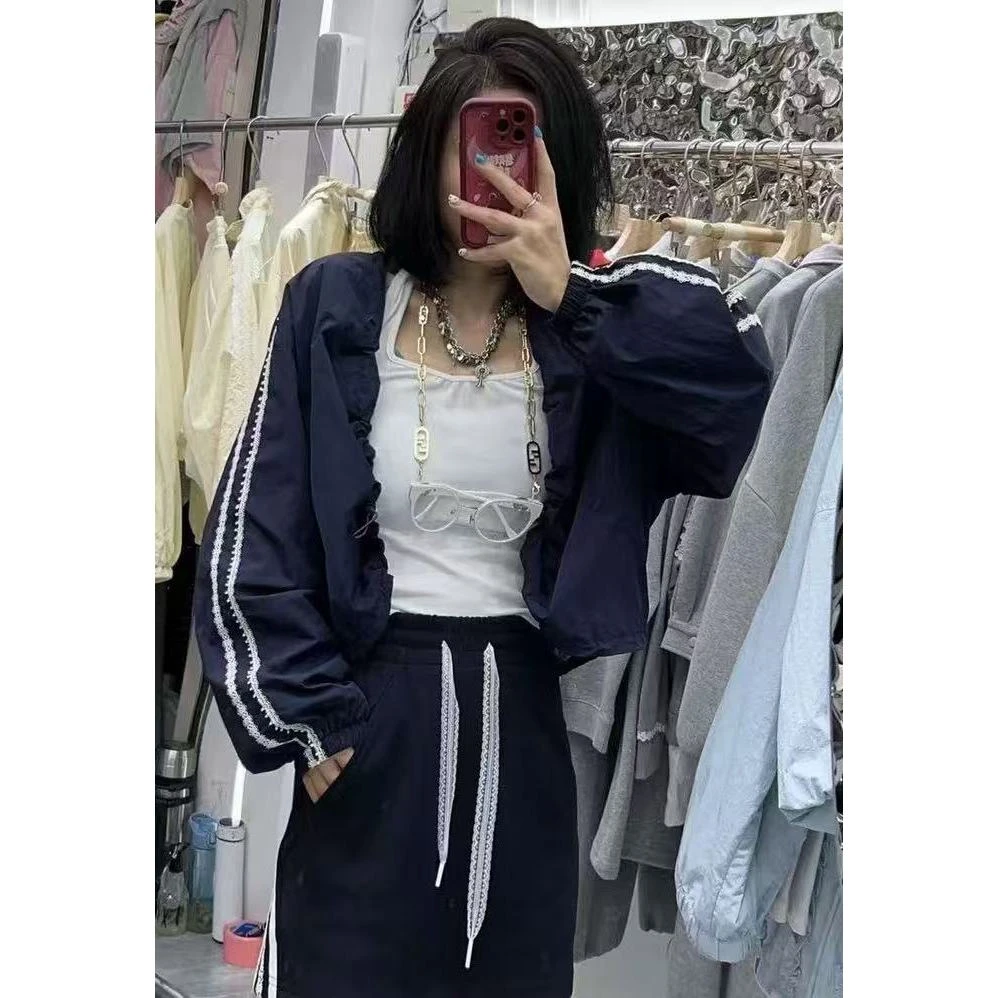 晶姐-79122欧货女装春夏季简约韩版网红春夏洋气时尚百搭防晒衣