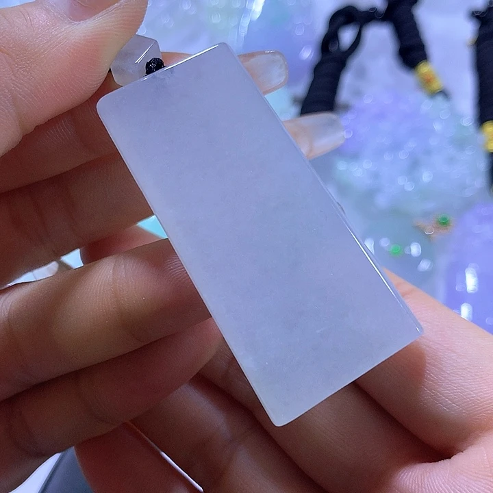 颈饰未镶嵌翡翠天然翡翠A货吊坠