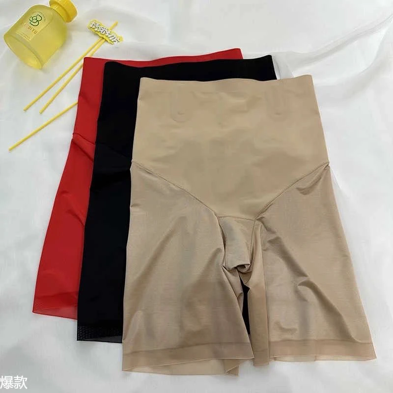 夏轻薄防走光贴身塑型收腹提臀高弹无痕三角高腰塑形收腹裤薄款