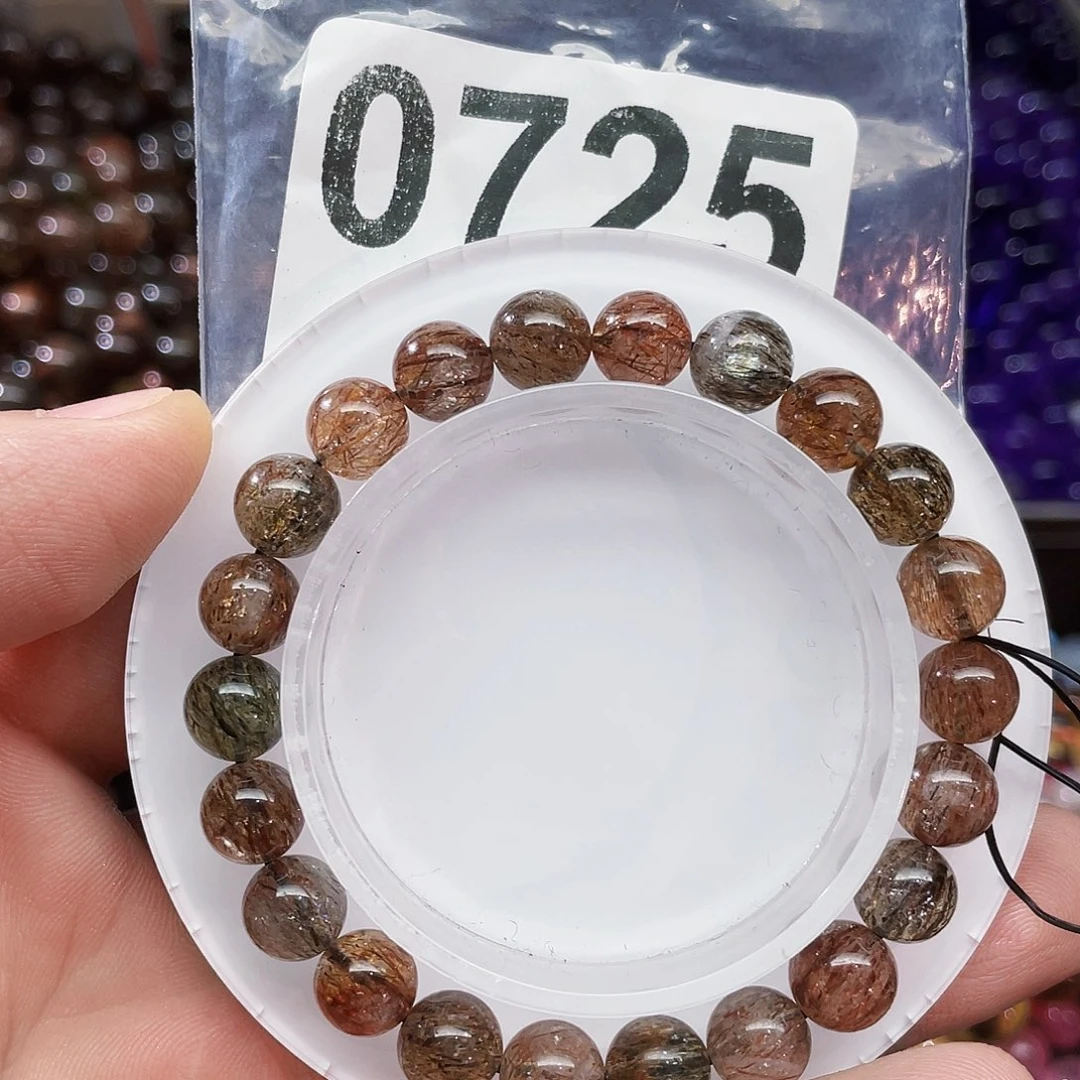 未镶嵌手链水晶黑金超七手链