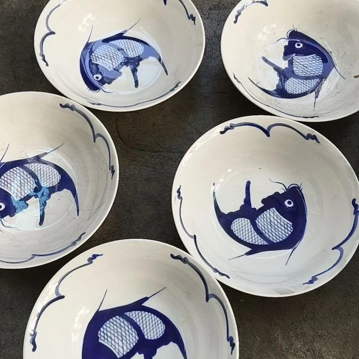 永***乐陶瓷盘子碗口尽17.5里米十个