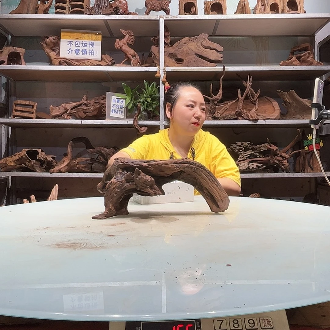 黑***夜镂空紫柚沉木不包损不包秒沉5765