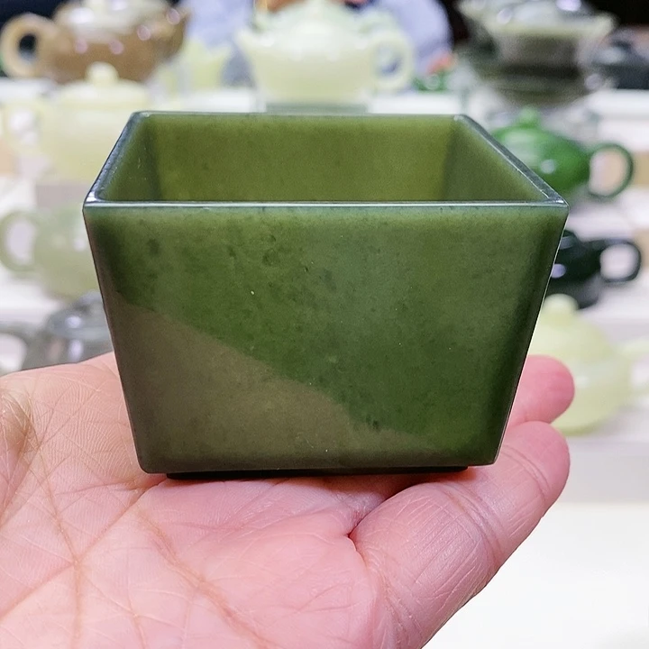 未镶嵌和田玉挂件茶杯100ml