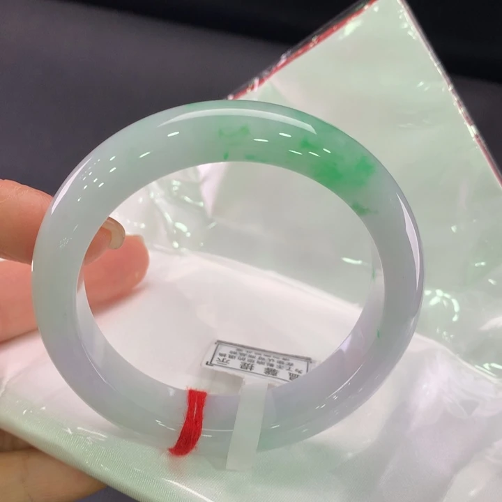 翡翠手镯未镶嵌正圈55