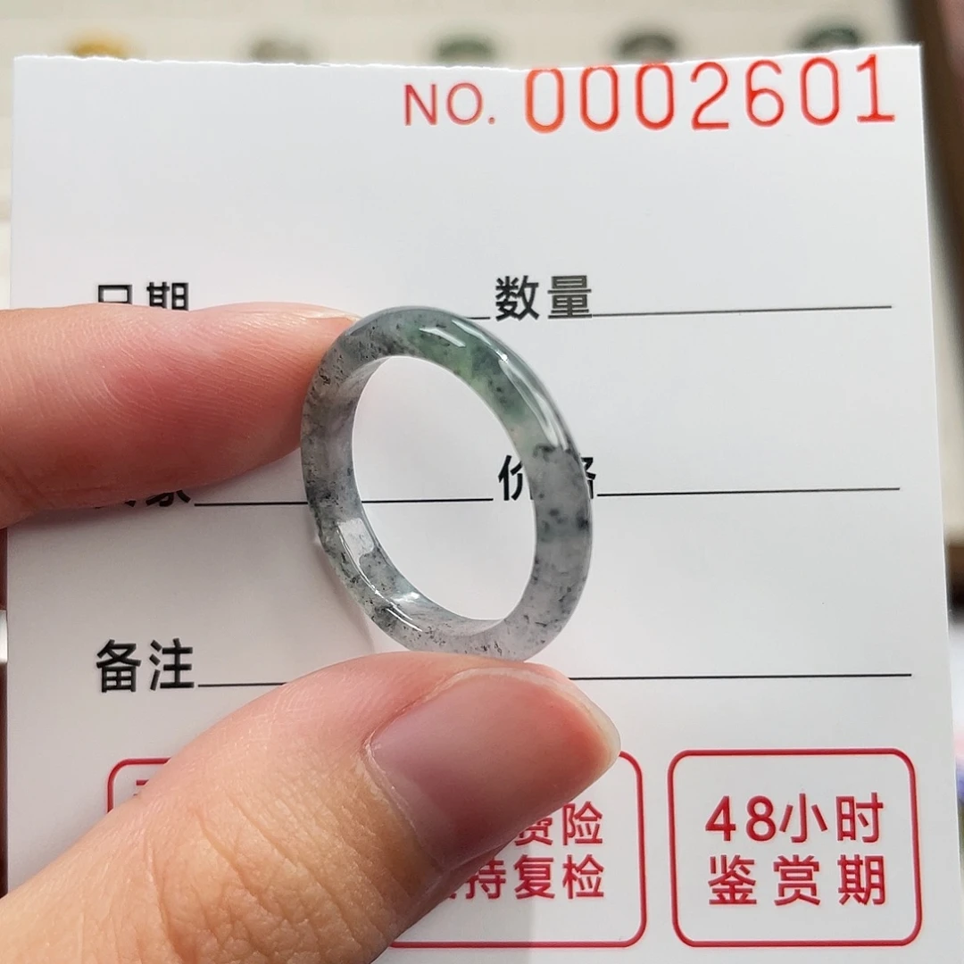 翡翠戒指未镶嵌翡翠戒圈16港