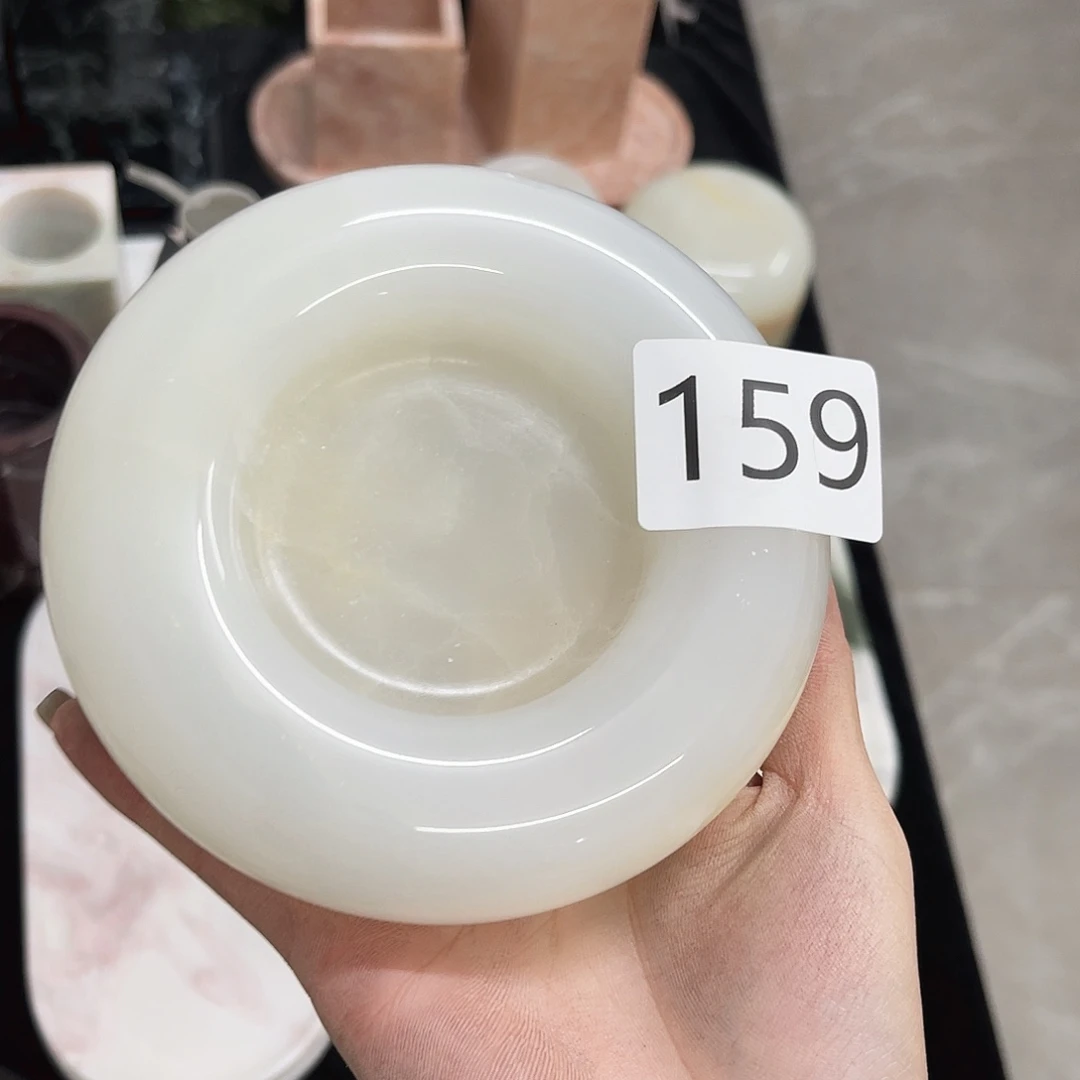 159号白玉嘟嘟福利不退换底座黄纹