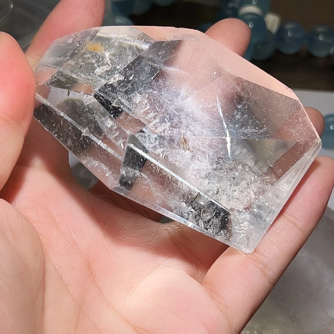 水晶手链未镶嵌喜马拉雅原石摆件