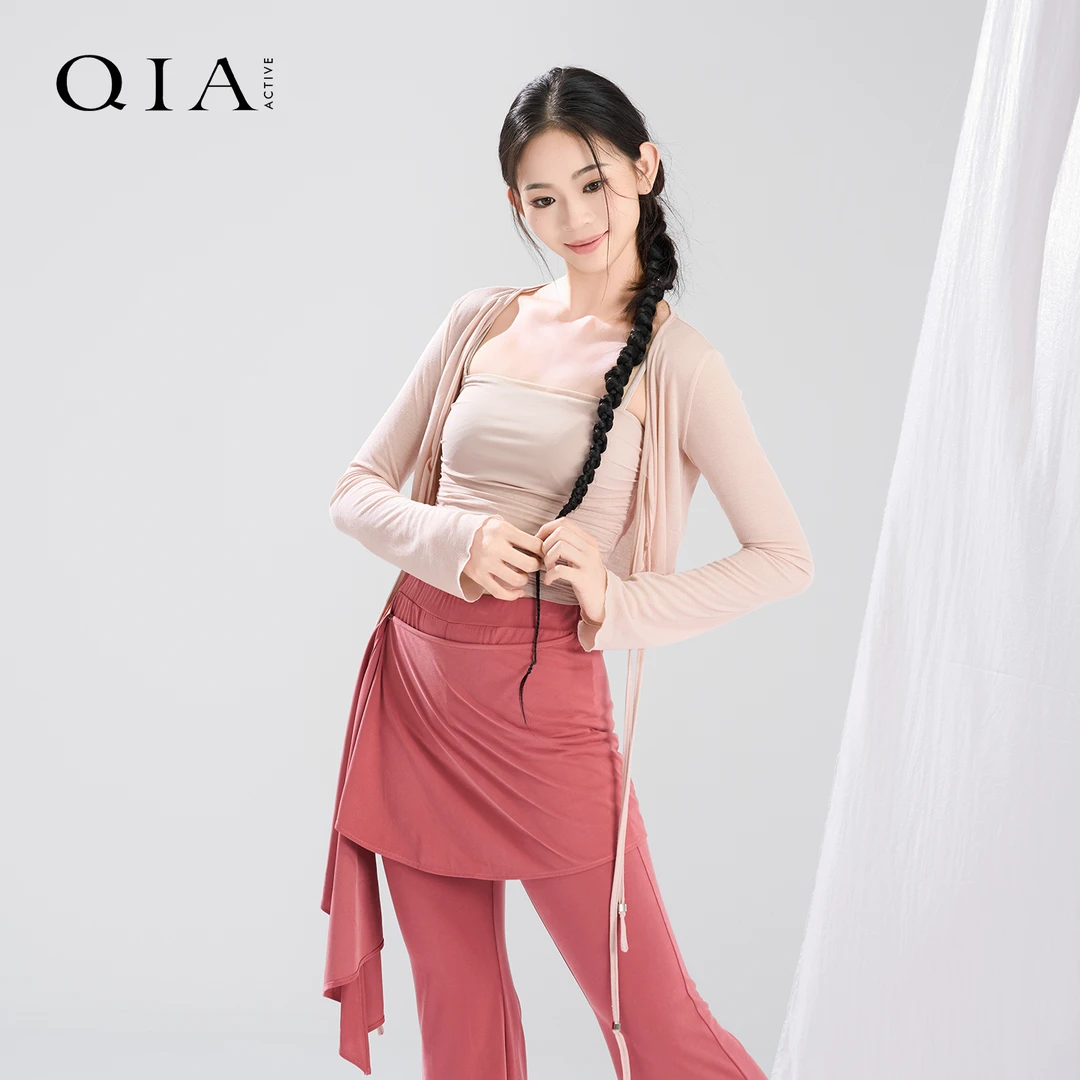 琪亚舞蹈服古典舞蹈服针织开衫形体长袖上衣中国舞民族舞练功服