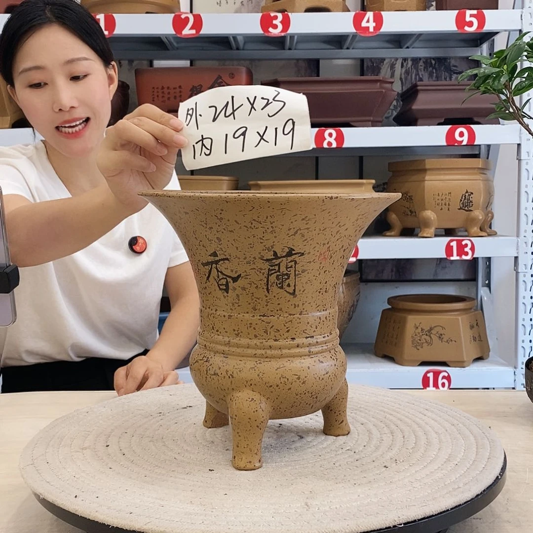紫砂花盆紫砂花盆