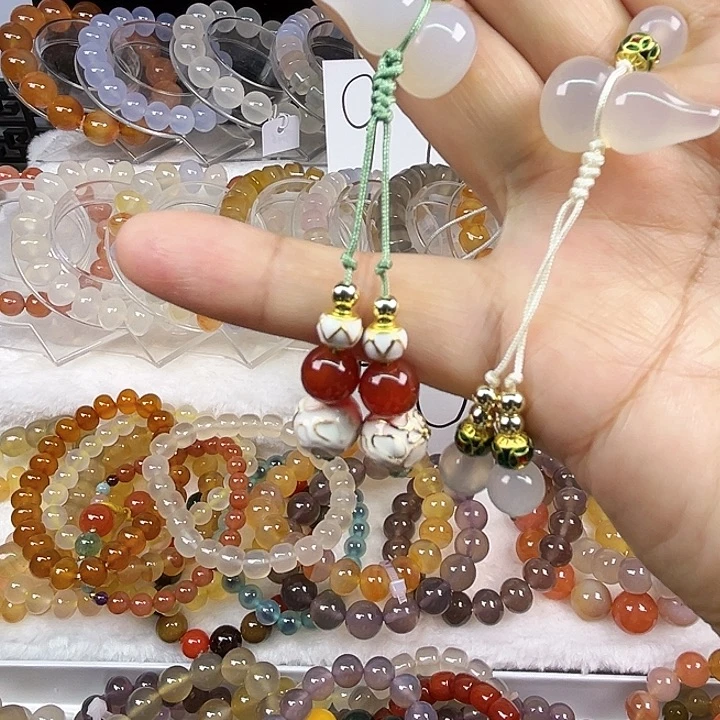 玛瑙/玉髓合金手链